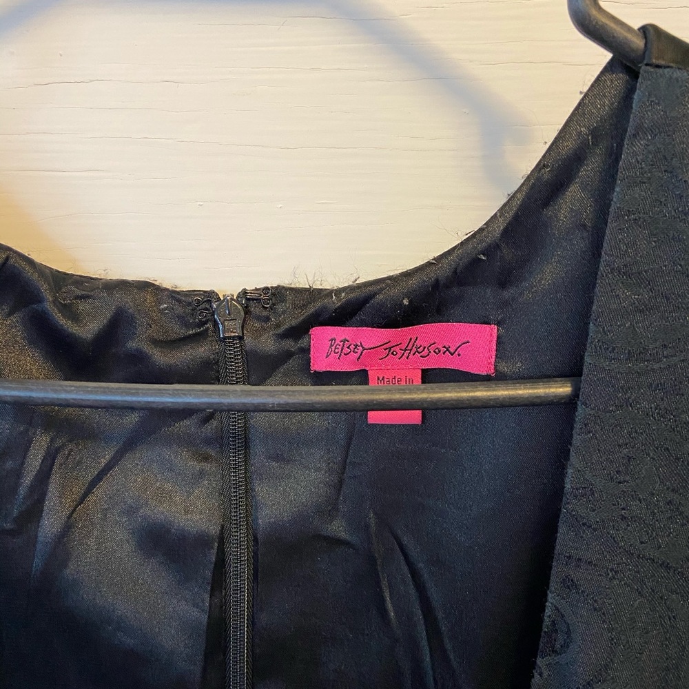 🖤Betsey Johnson Sexy Silk Goth Corset Dress - Picture 6 of 14